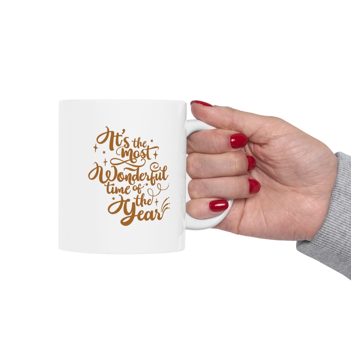 Elegant Holiday Ceramic Mug, Beautiful Quotes Coffee Cup, Gift for Friends, Home Decor, Birthday Present, Motivational Mug