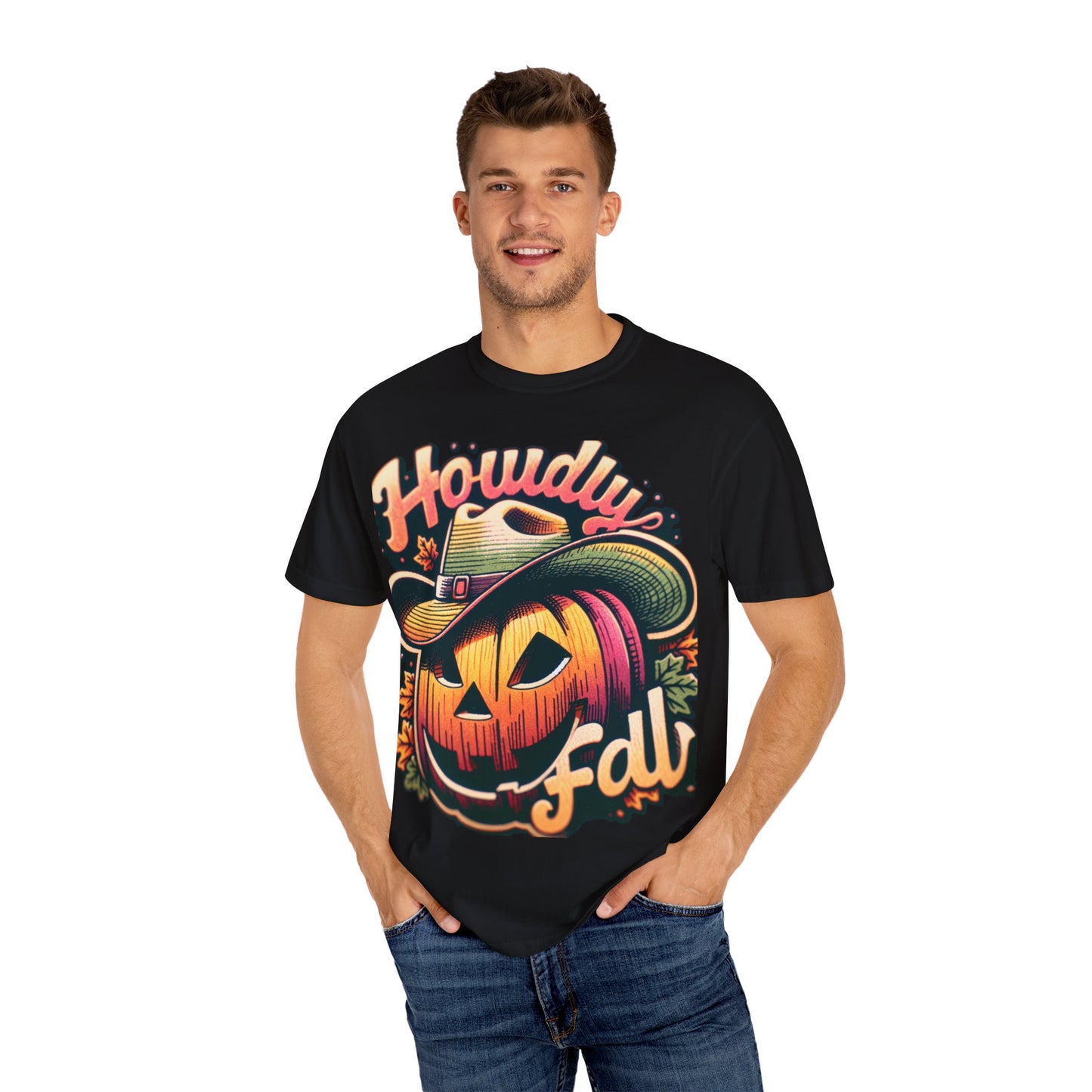 Fall-Themed Unisex T-Shirt | Halloween Shirt, Pumpkin Tee, Autumn Apparel, Harvest Festive Top, Seasonal Gift