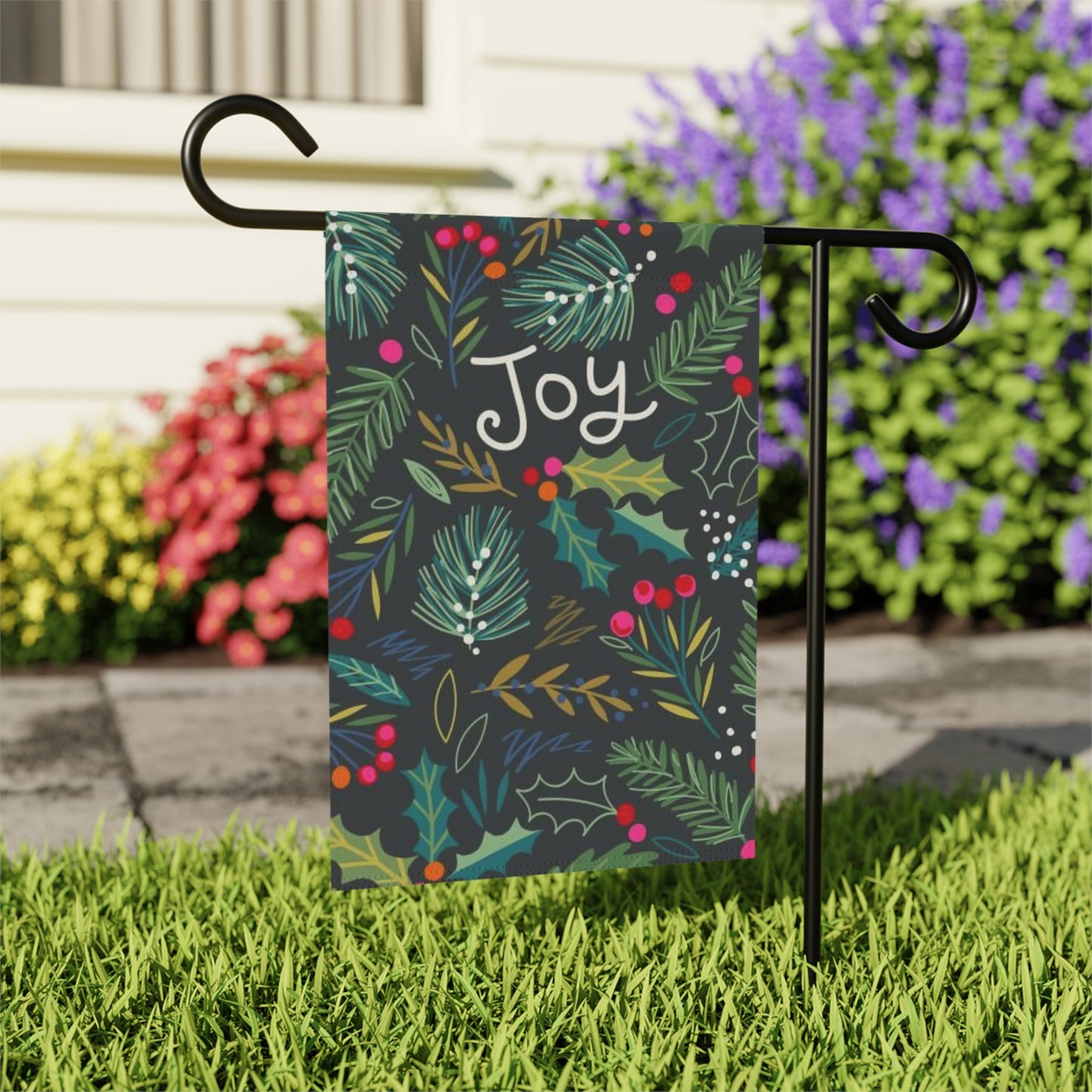 Joy Festive Garden Banner