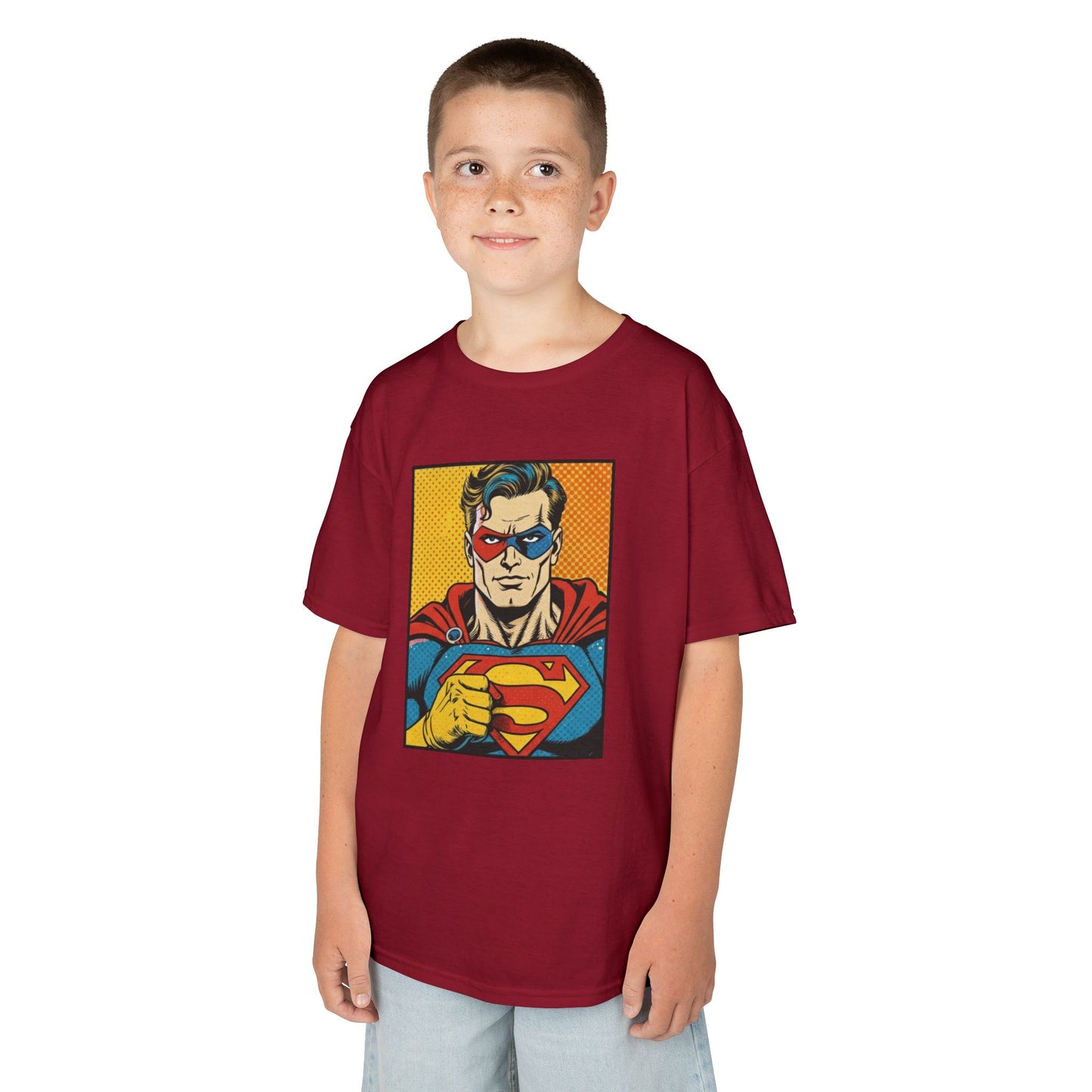 Superhero Kids Tee Shirt, Comic Book Kids Shirt, Fun Kids Apparel, Birthday Gift for Boys, Graphic Tee for Kids