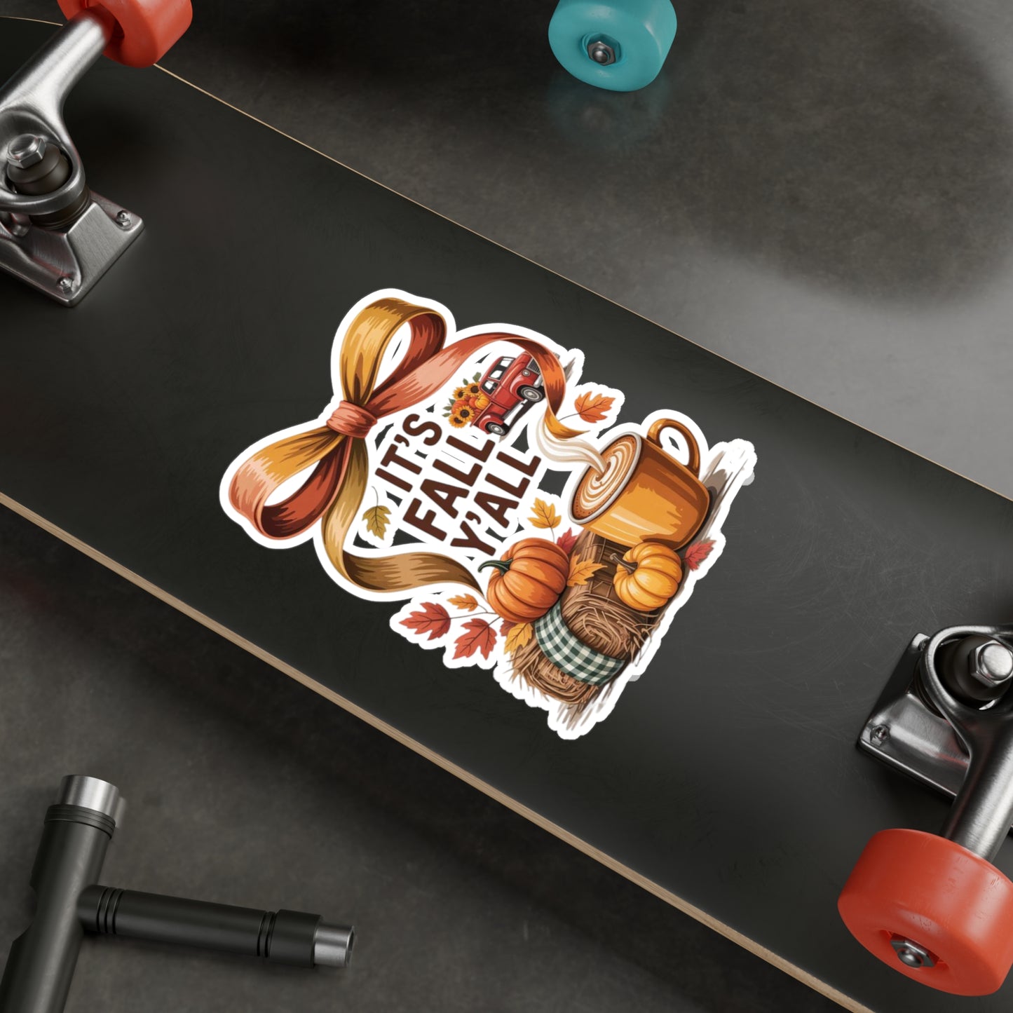 Fall-Themed Vinyl Decals for Home Decor