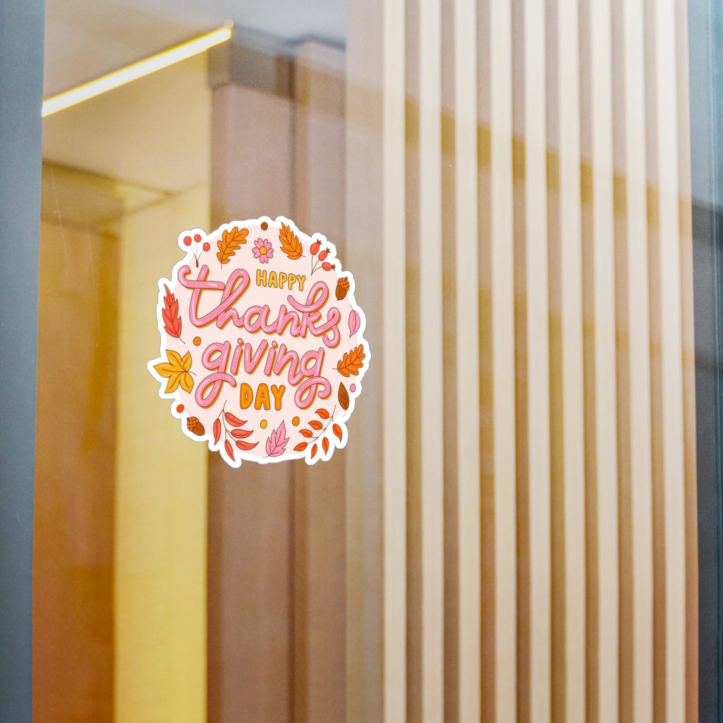 Thanksgiving Kiss-Cut Vinyl Decals