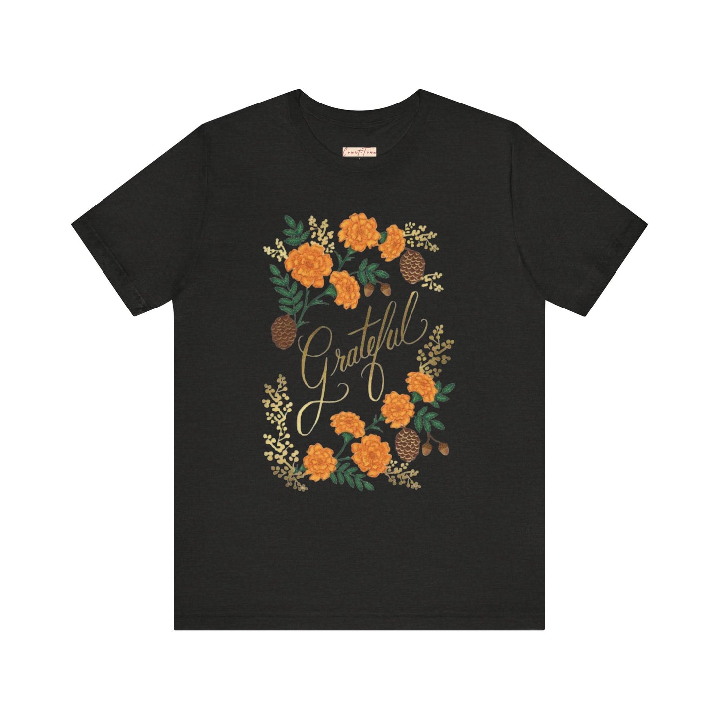 Grateful Floral Short Sleeve Tee