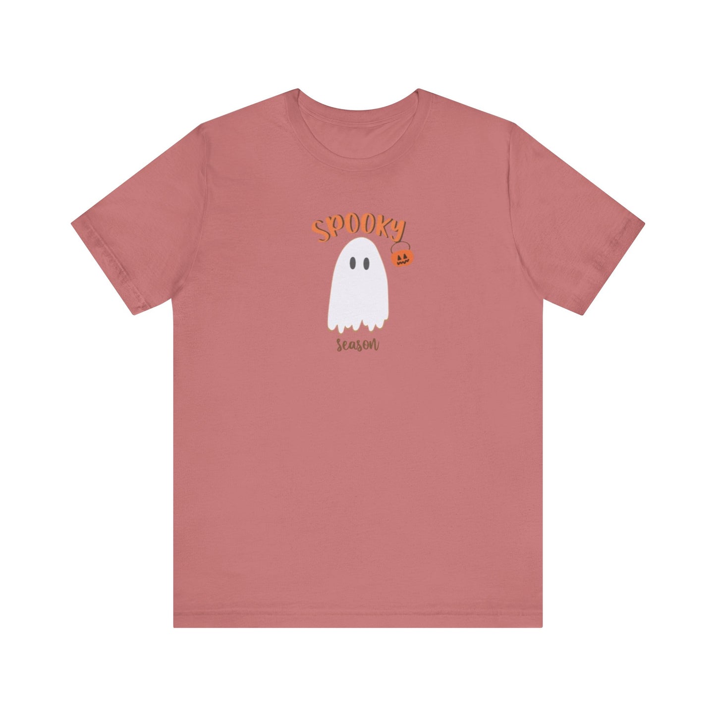 Spooky Ghost Unisex Tee, Halloween Shirt, Cute Ghost T-Shirt, Casual Halloween Outfit, Fun Gift for Ghost Lovers