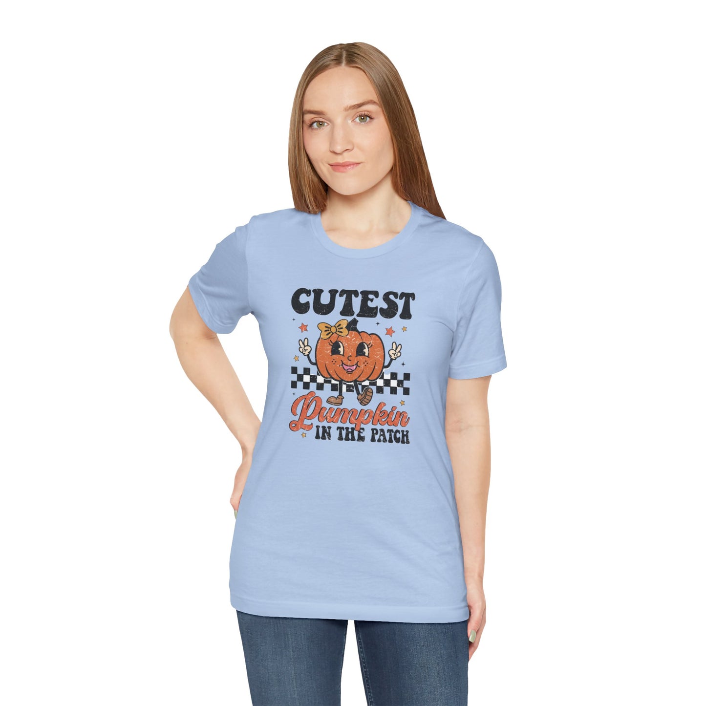 Cute Pumpkin Patch Tee - Fall Fashion, Halloween Shirt, Unisex Pumpkin Tee, Funny Graphic T-Shirt, Holiday Apparel