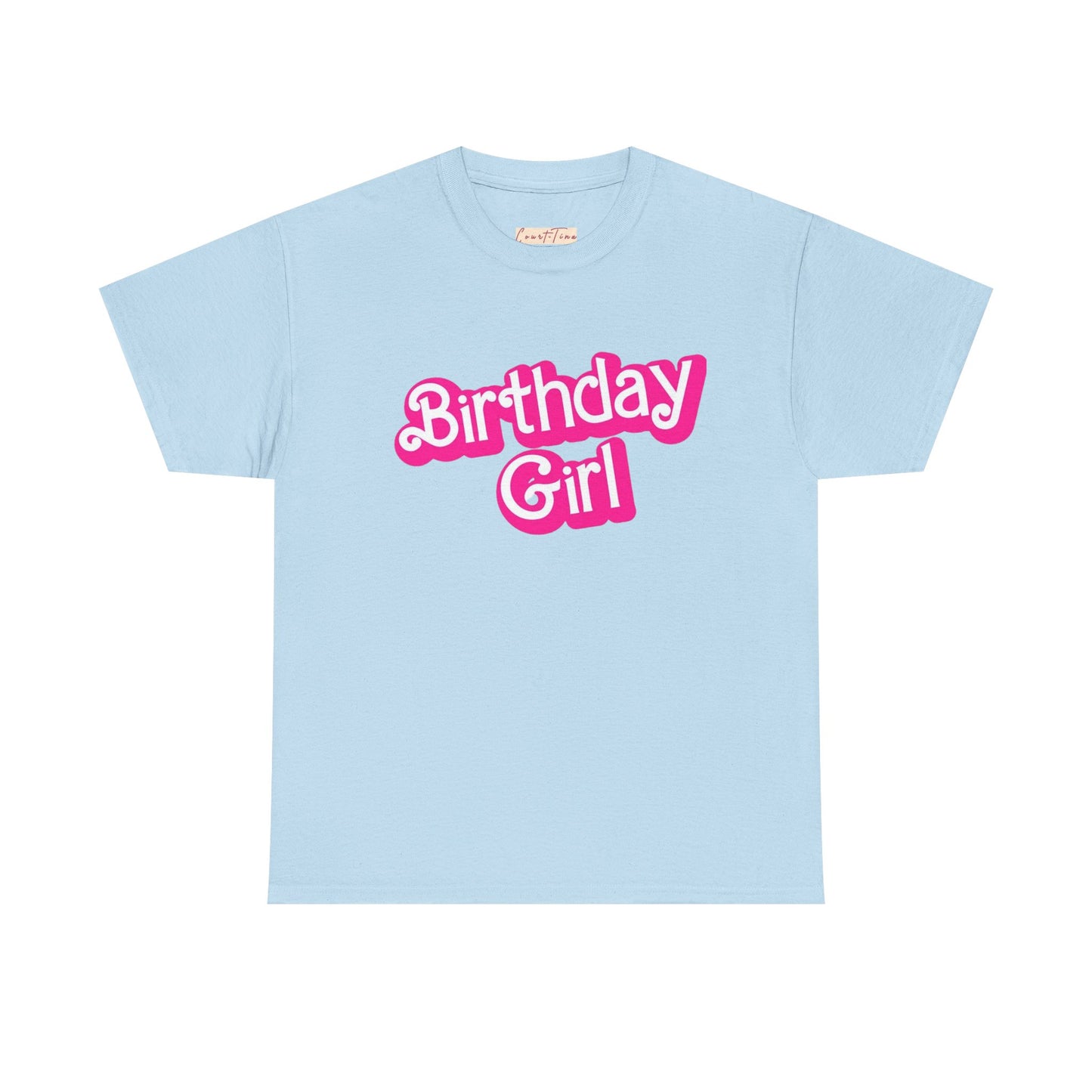 Birthday Girl Unisex Heavy Cotton Tee, Fun Party Tee, Birthday Celebration Shirt, Gift for Birthday Girl, Lounge Wear, Trendy Casual Top