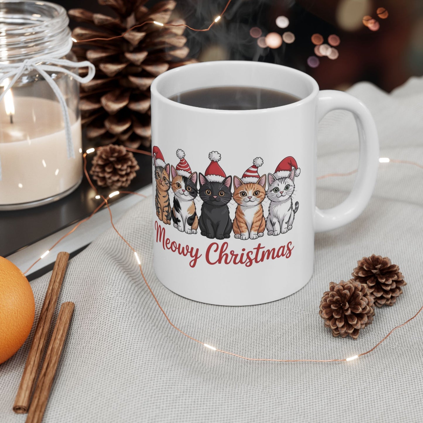Christmas Cat Mug