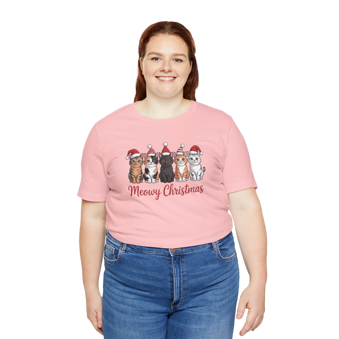 Meowy Christmas Cat T-Shirt