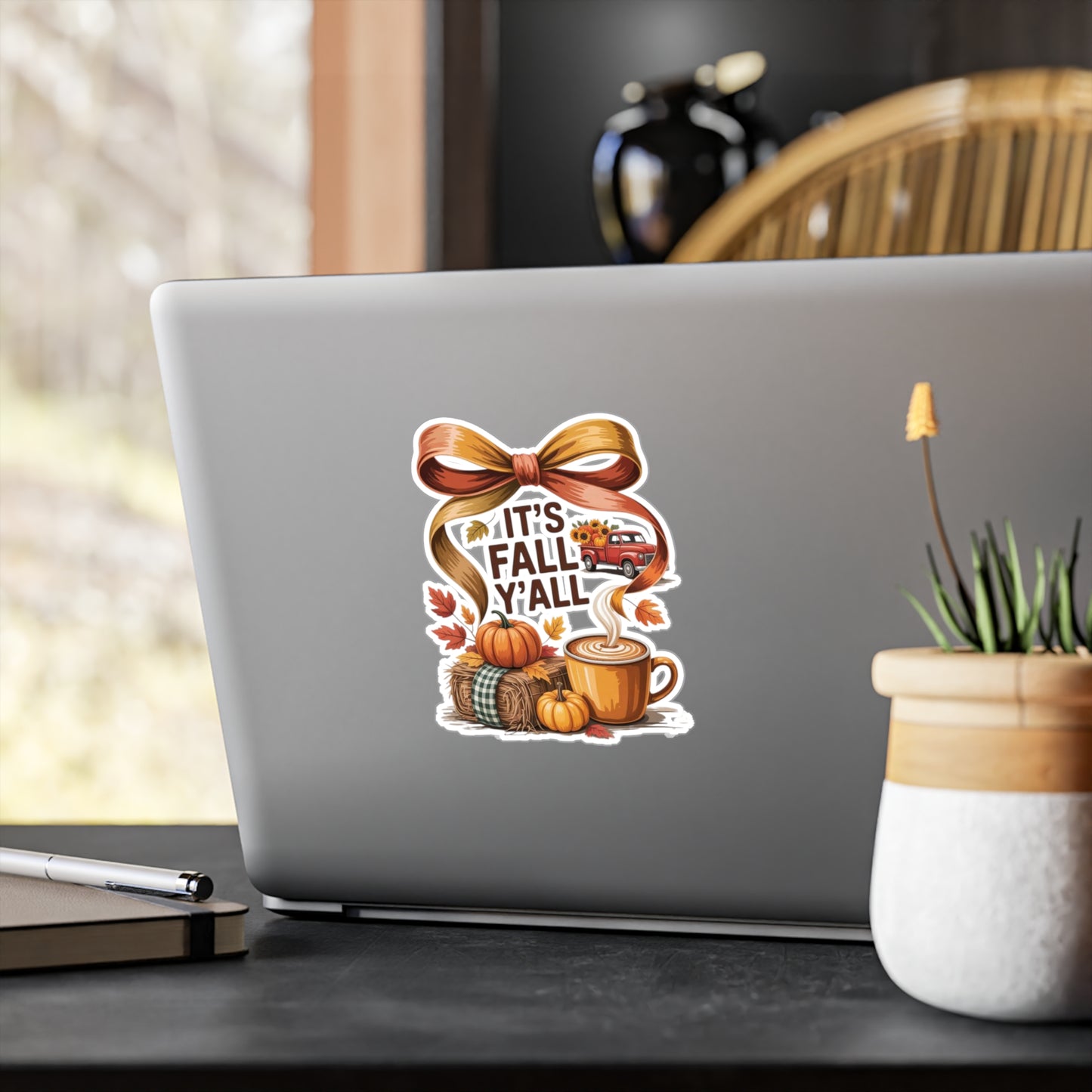 Fall-Themed Vinyl Decals for Home Decor