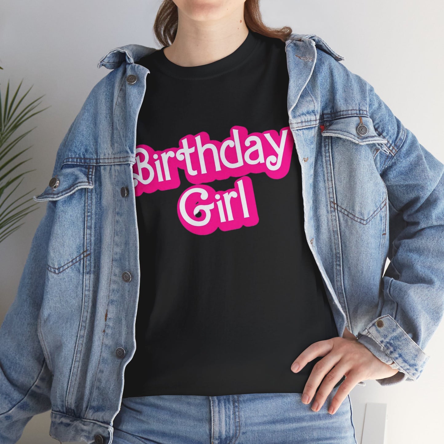 Birthday Girl Unisex Heavy Cotton Tee, Fun Party Tee, Birthday Celebration Shirt, Gift for Birthday Girl, Lounge Wear, Trendy Casual Top