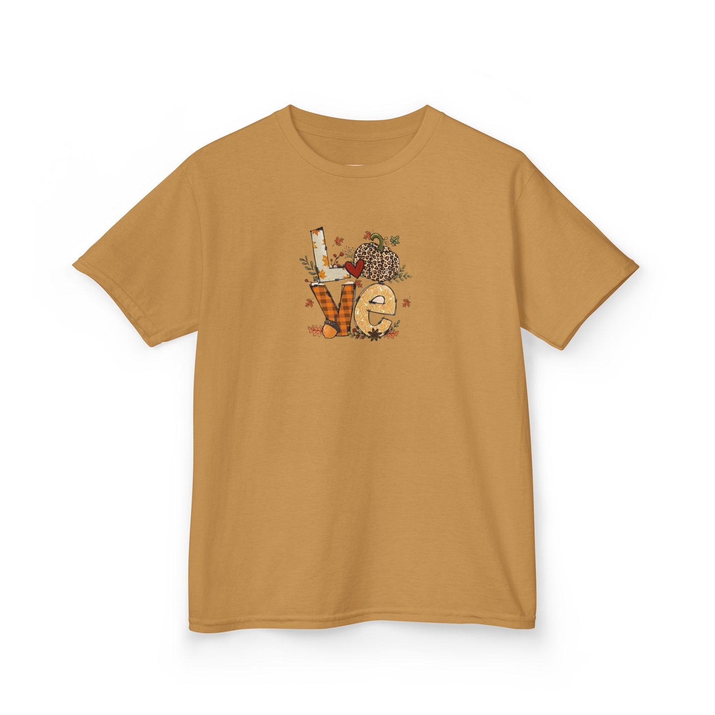 Kids Love Autumn Tee, Cute Kids T-Shirt, Animal Lovers Gift, Eco-Friendly Kids Shirt, Fun Kids Gift, Nature-Themed Apparel