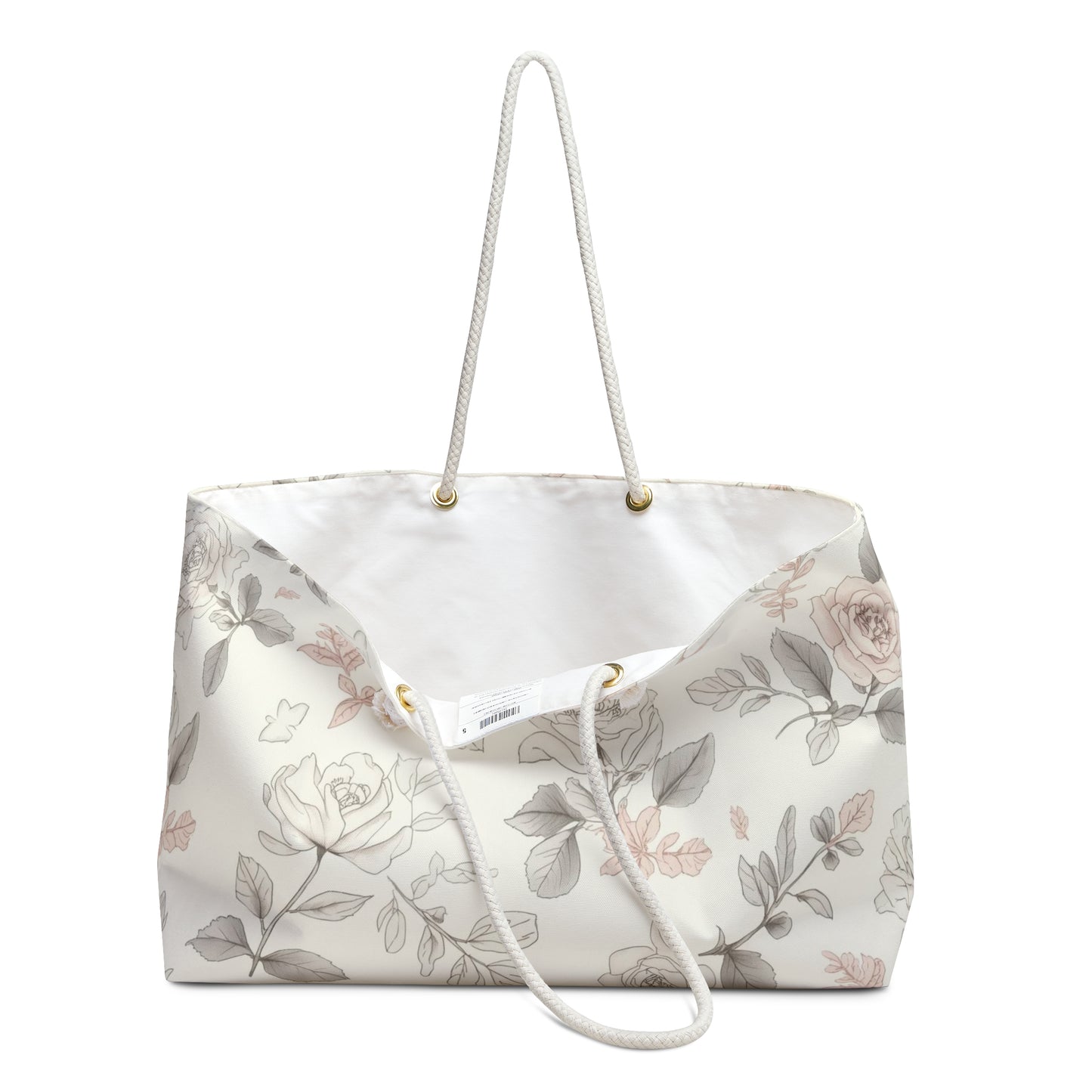 Floral Weekender Bag | Stylish Travel Tote for Getaways, Beach Days, Gym, Yoga, Shopping, Gift Ideas