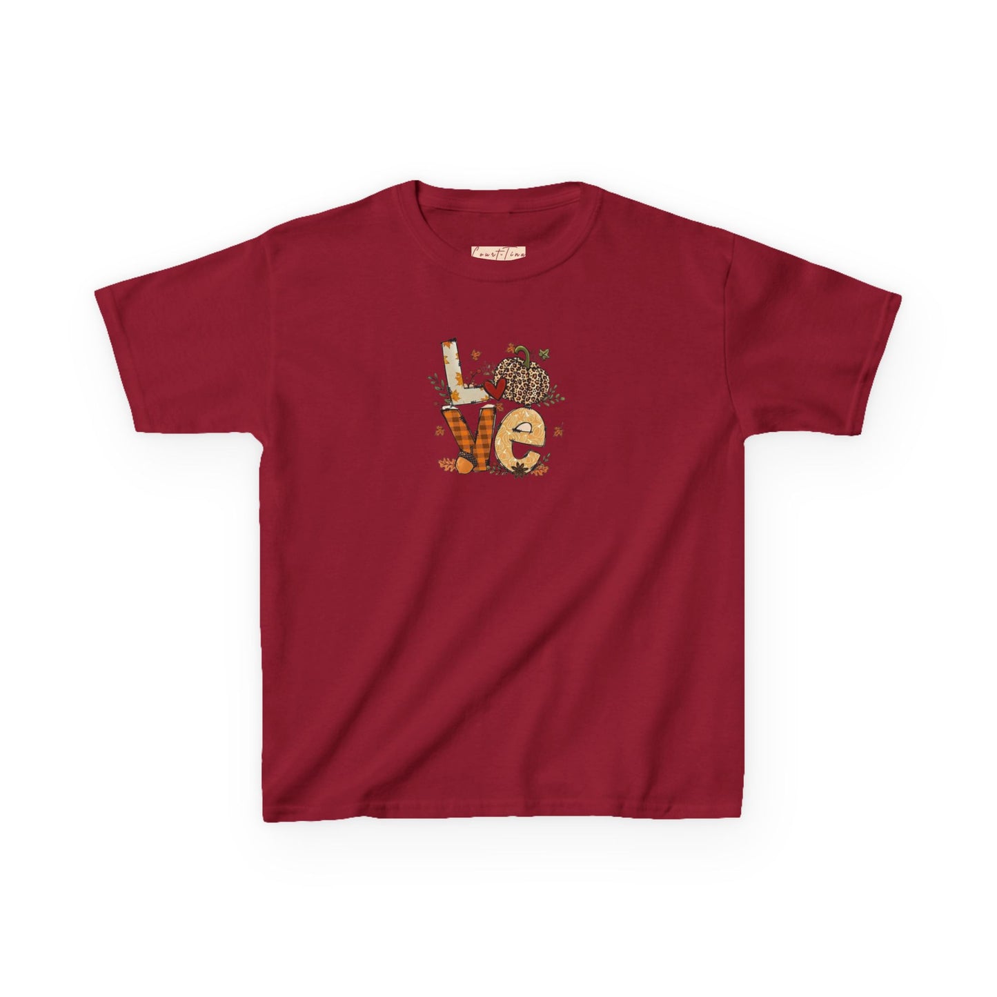 Kids Love Autumn Tee, Cute Kids T-Shirt, Animal Lovers Gift, Eco-Friendly Kids Shirt, Fun Kids Gift, Nature-Themed Apparel