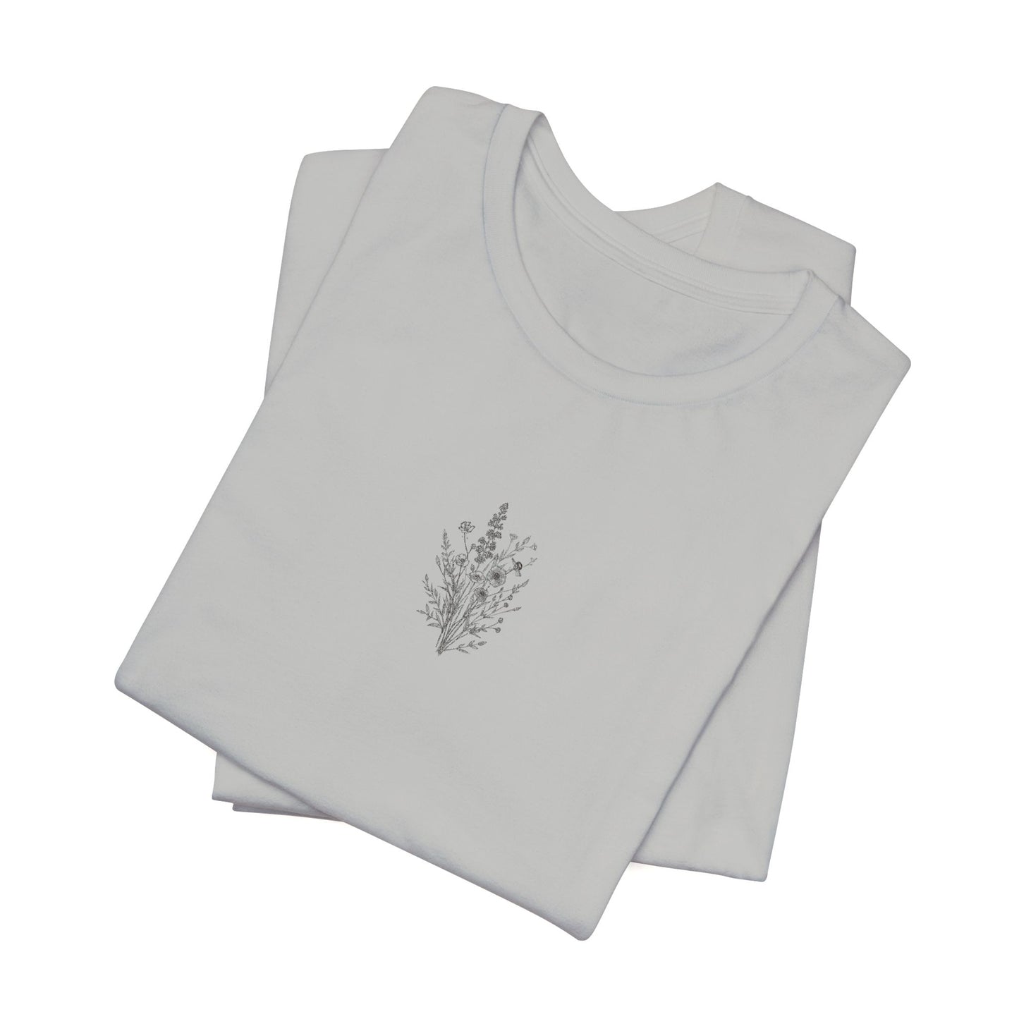 Floral Short Sleeve Tee, Unisex Casual T-Shirt, Perfect Gift for Plant Lovers, Summer Wardrobe Essential, Nature-Inspired Clothing, [...]