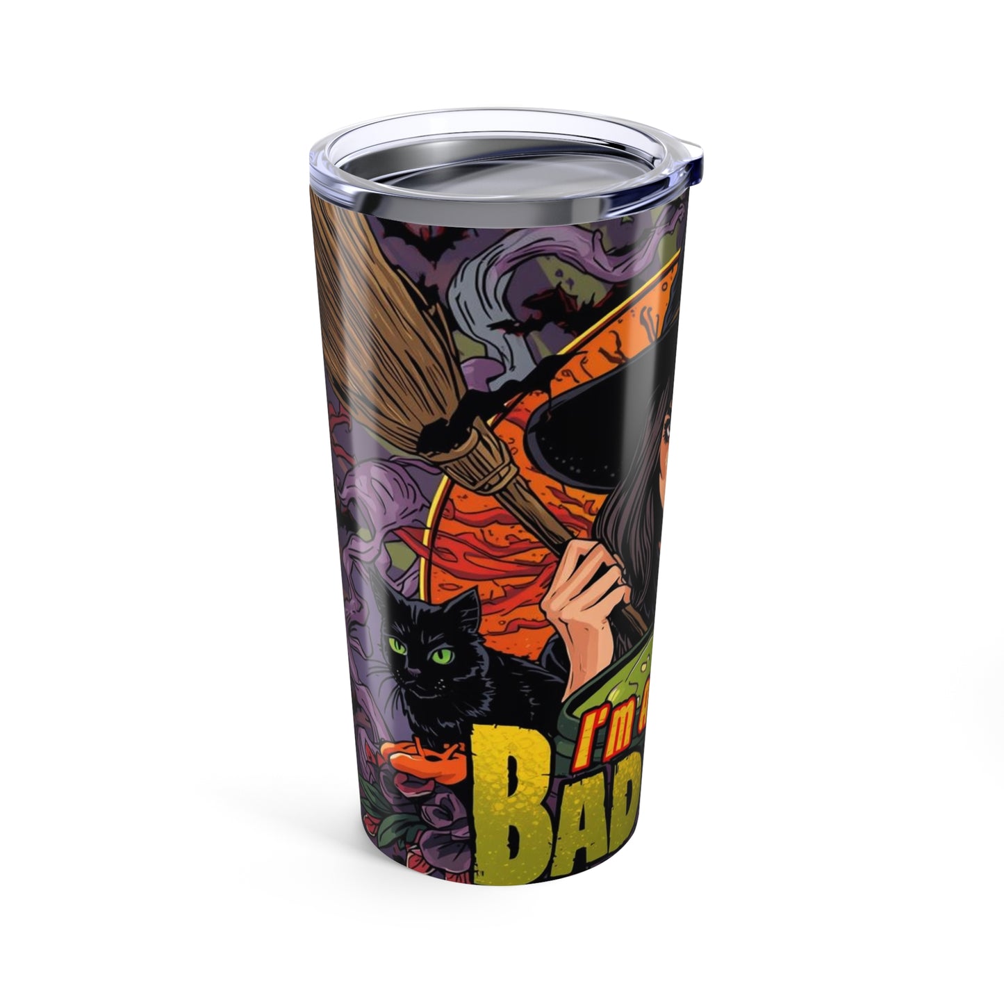 Spooky Witch Tumbler 20oz | Halloween Mug, Witch Gifts, Autumn Decor, Witchy Drinkware, Fall Beverage Tumbler