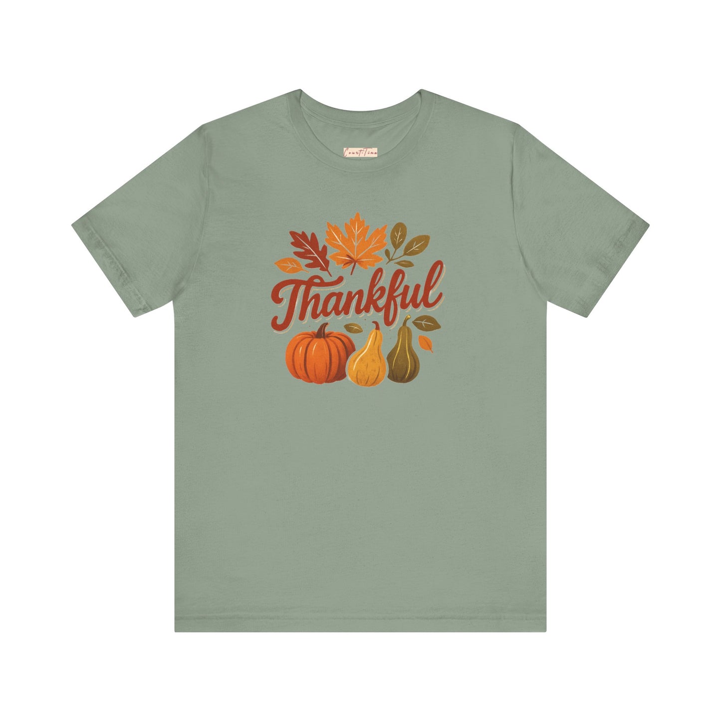 Fall Harvest Thankful Tee, Autumn Shirt, Thanksgiving Gift, Cozy Casual Wear, Unisex Fall Tee, Seasonal Apparel