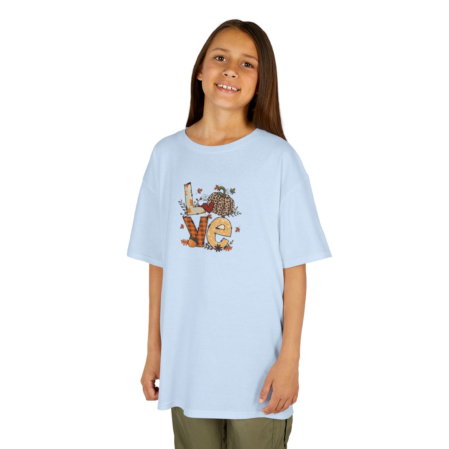 Kids Love Autumn Tee, Cute Kids T-Shirt, Animal Lovers Gift, Eco-Friendly Kids Shirt, Fun Kids Gift, Nature-Themed Apparel