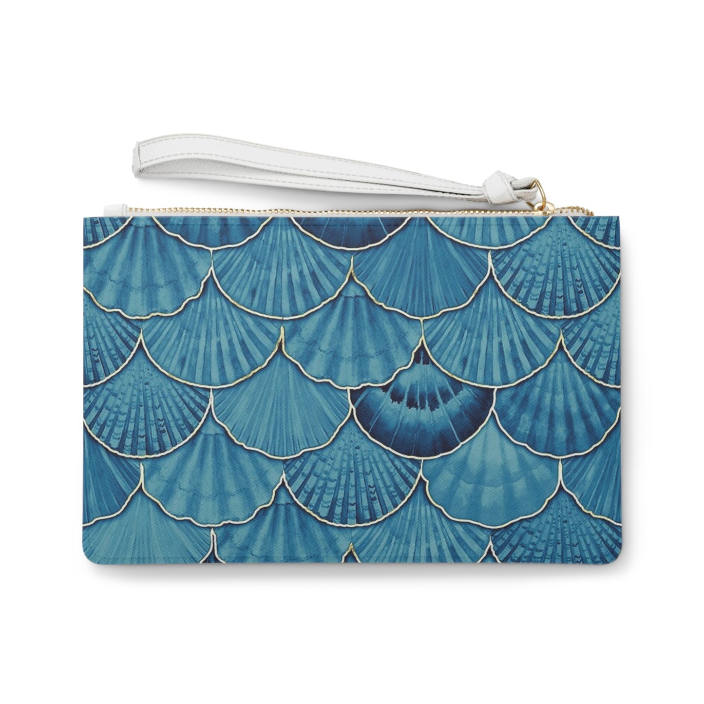 Blue Seashell Clutch Bag, Chic Accessories, Beach Vacation, Summer Outings, Mermaid Lover Gift, Travel Essentials