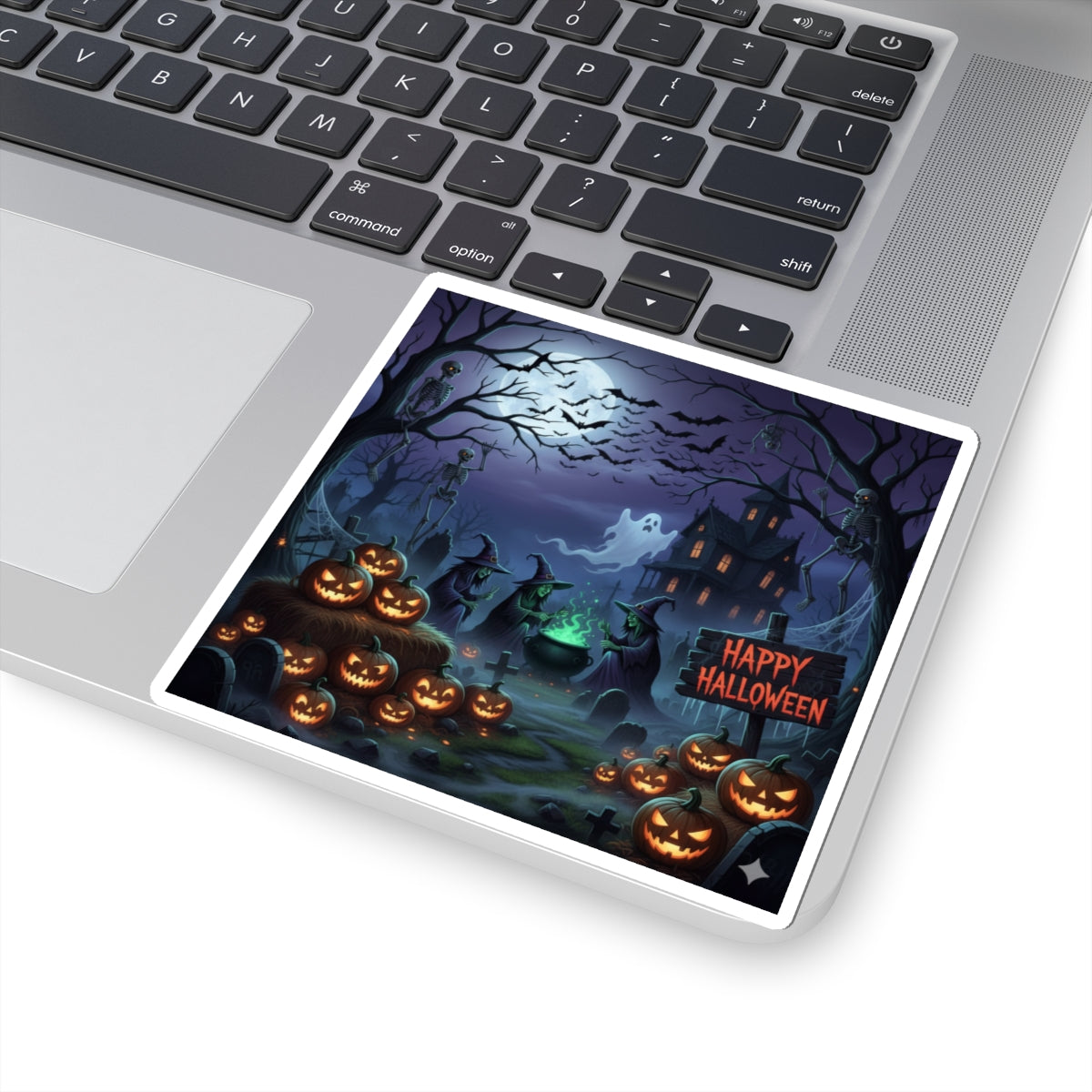 Halloween Kiss-Cut Stickers, Spooky Decor, Trick or Treat, Fall Festival, Party Favors, Boo-tiful Halloween