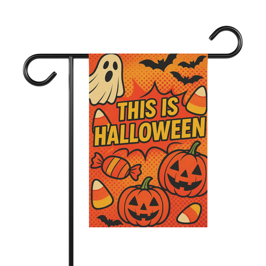 Halloween Garden Banner, Spooky Home Decor, Fall Decorations, Outdoor Halloween Sign, Seasonal Yard Art
