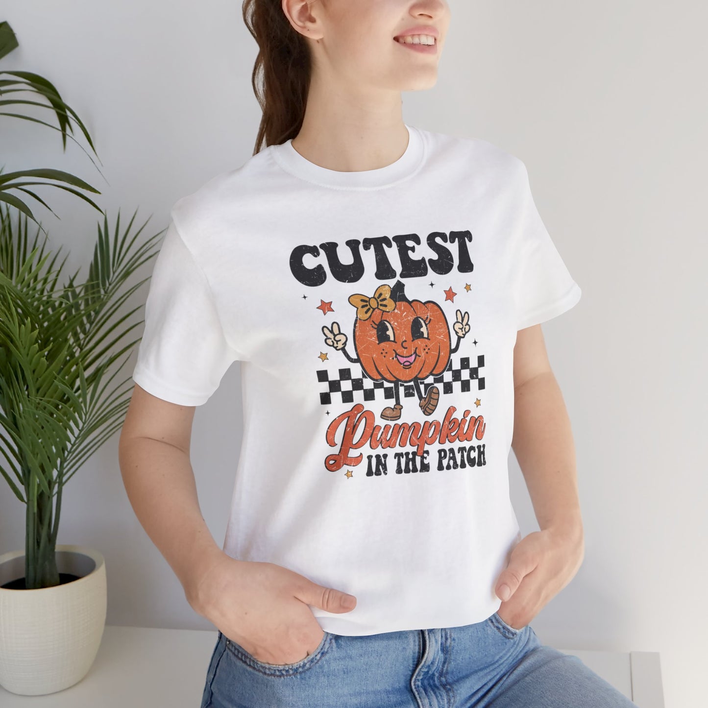 Cute Pumpkin Patch Tee - Fall Fashion, Halloween Shirt, Unisex Pumpkin Tee, Funny Graphic T-Shirt, Holiday Apparel