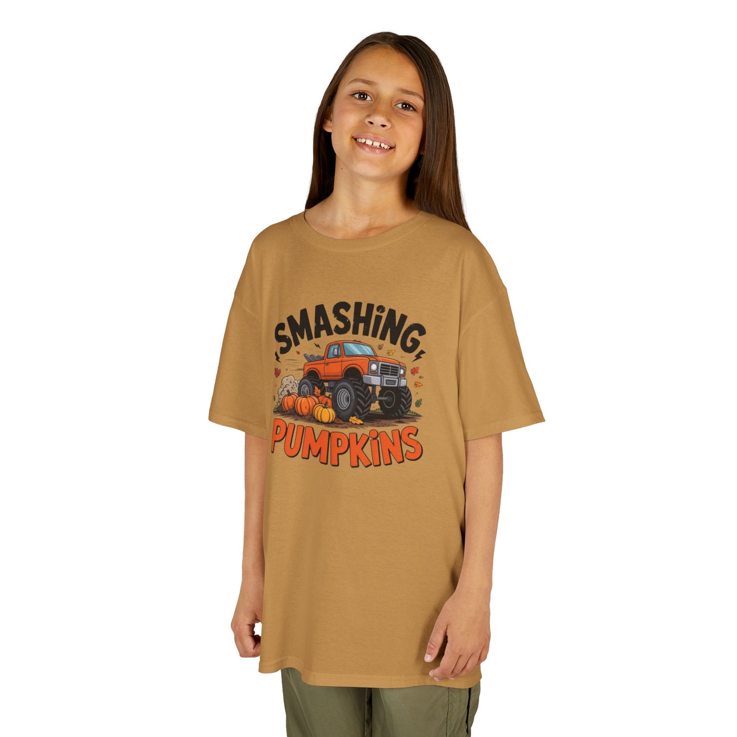 Smashing Pumpkins Kids Tee for Halloween Fun, Youth Autumn Shirt, Pumpkin Patch Tee, Fall Festival Apparel, Trick or Treat Top