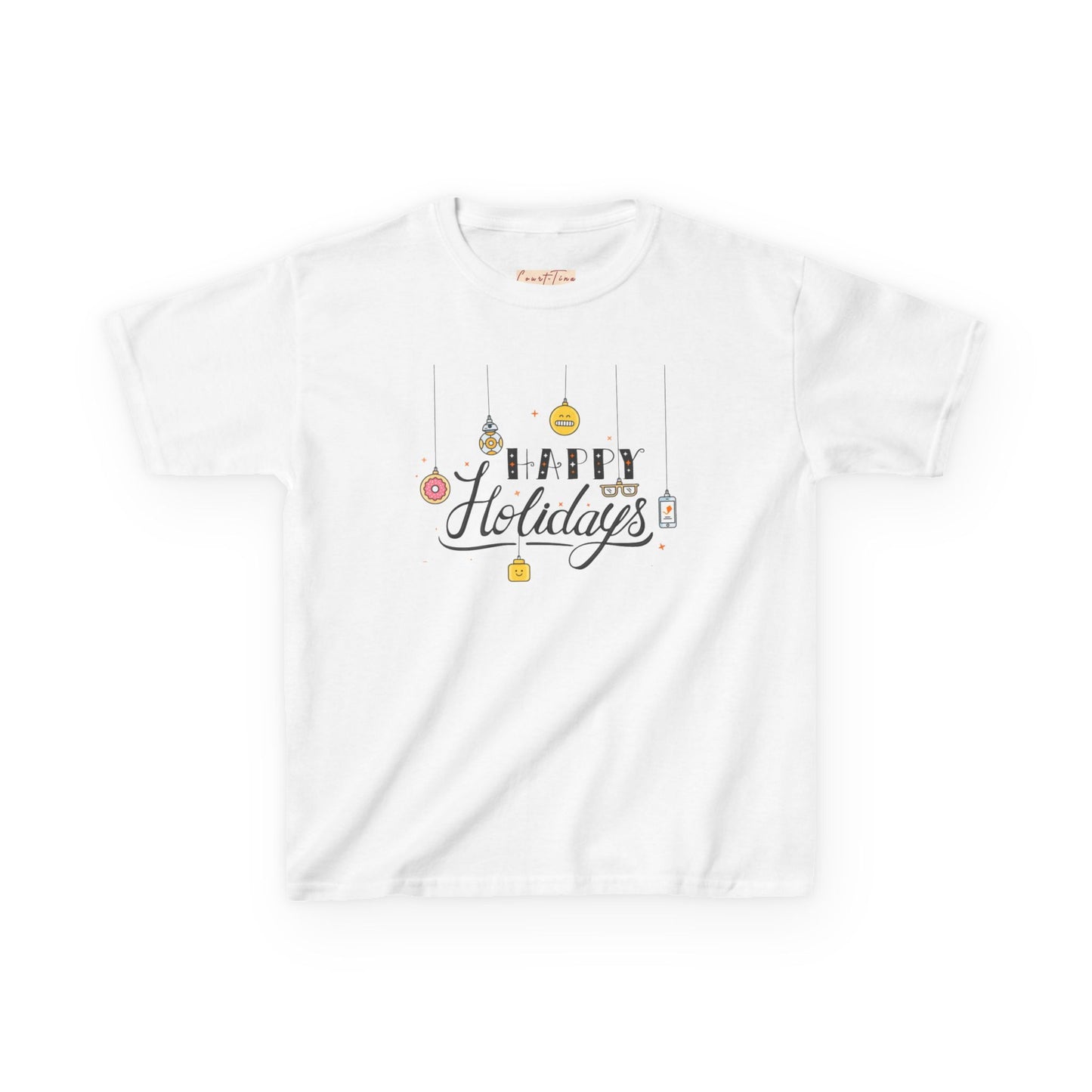 Happy Holidays Kids Tee