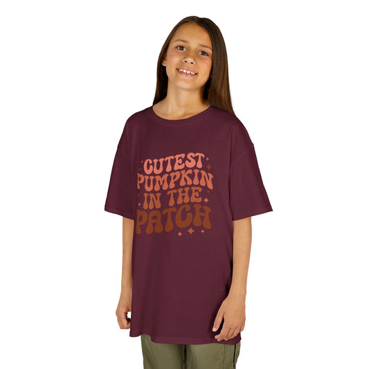 Cutest Pumpkin Kids Tee, Fall T-Shirt, Halloween Shirt, Kids Pumpkin Patch Top, Thanksgiving Apparel