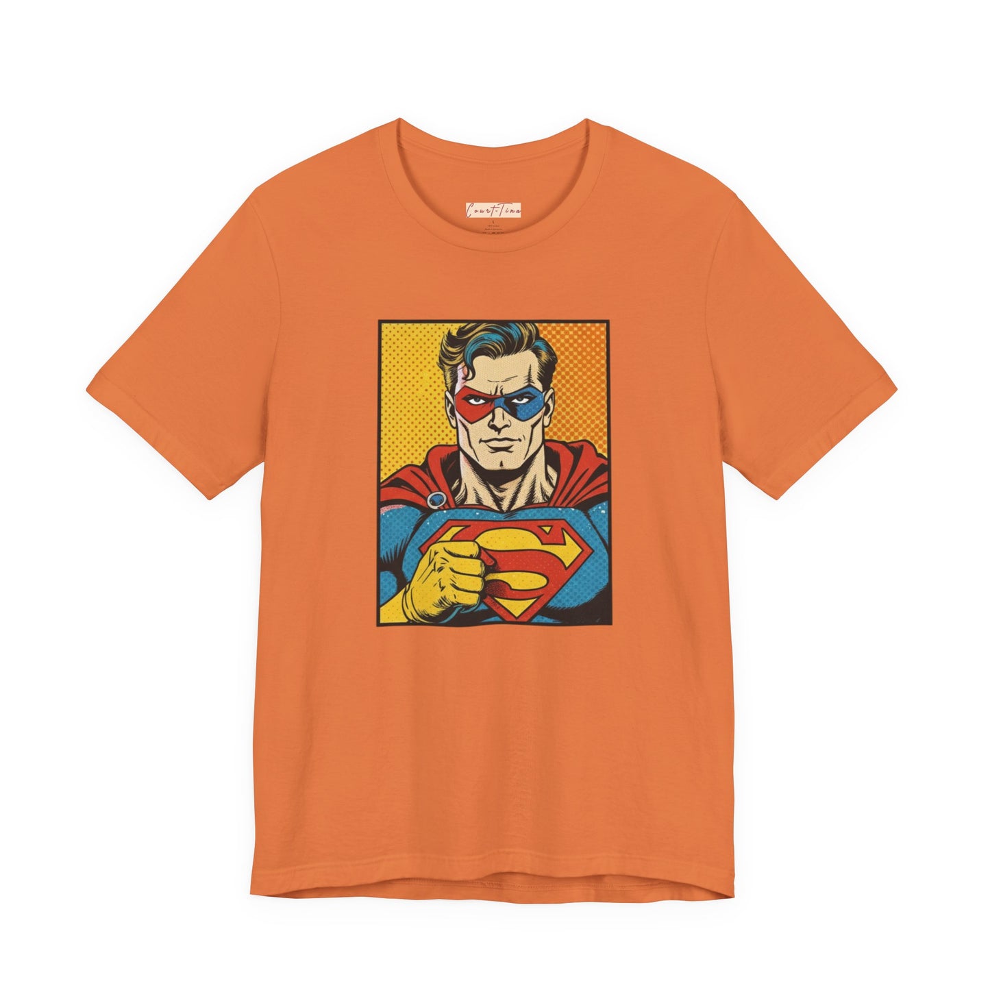 Retro Superhero Graphic Tee, Unisex T-Shirt, Fun Casual Wear, Comic Book Lover Gift, Birthday, Gift for Him/Her