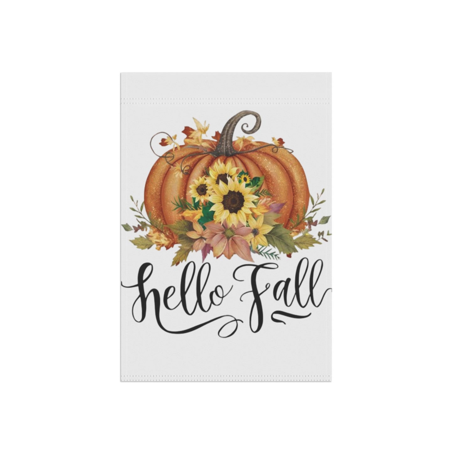 Autumn Garden Banner - Fall Decor, Pumpkin Flag, Outdoor Decoration, Harvest Display, Seasonal Yard Sign