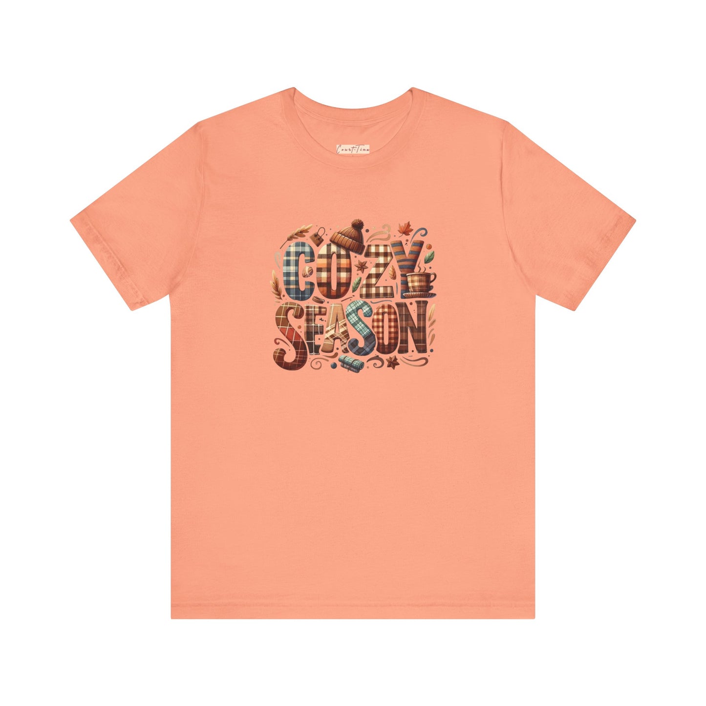 Cozy Season Tee, Comfortable Unisex Shirt for Fall, Autumn Outfit, Gift for Thanksgiving, Casual Wear, Seasonal T-Shirt