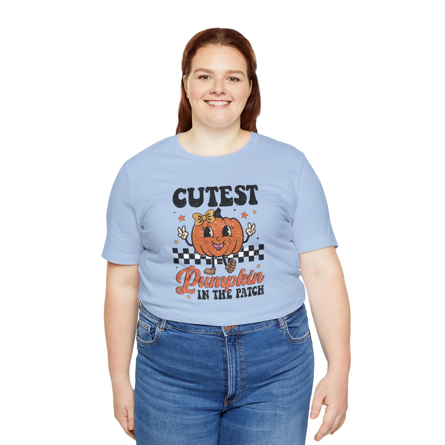 Cute Pumpkin Patch Tee - Fall Fashion, Halloween Shirt, Unisex Pumpkin Tee, Funny Graphic T-Shirt, Holiday Apparel