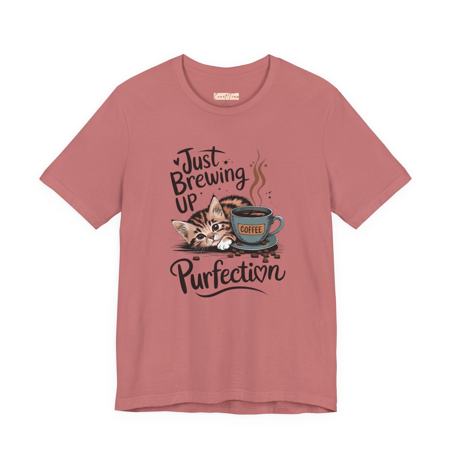 Cute Cat Coffee Tee