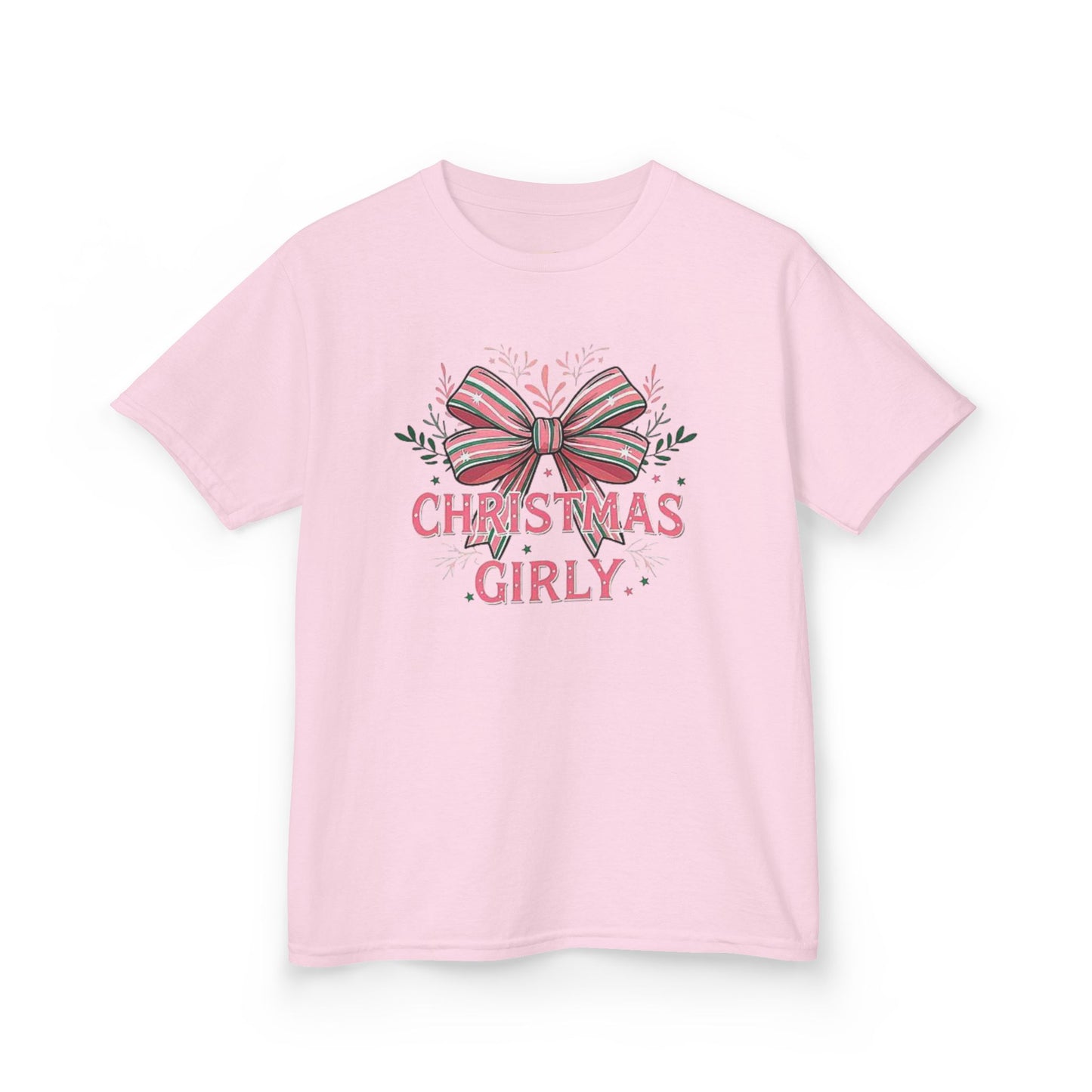 Cute Christmas Tee for Kids, Holiday Gift, Girly T-Shirt, Festive Apparel, Fun Christmas Outfit, Xmas Shirt for Girls