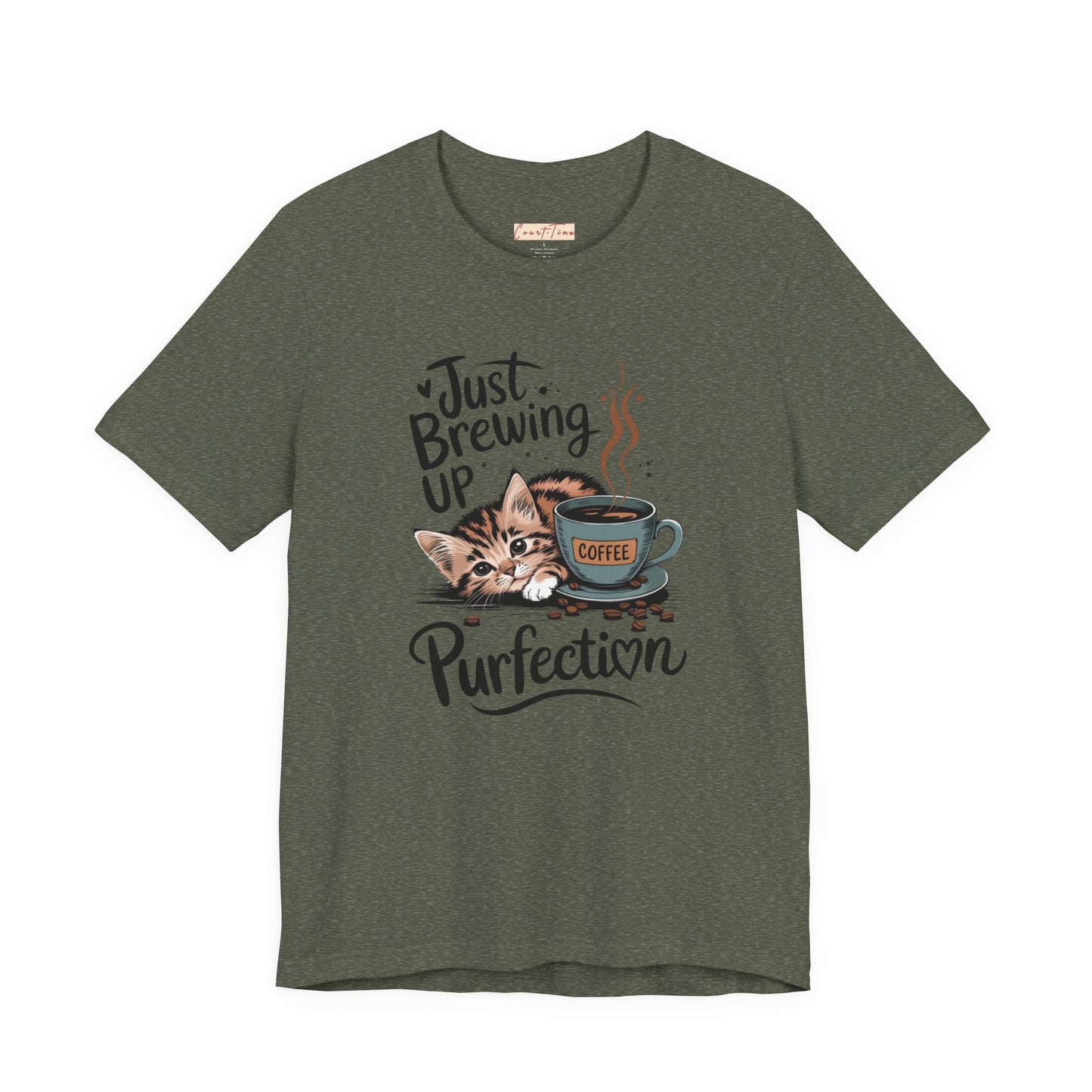 Cute Cat Coffee Tee