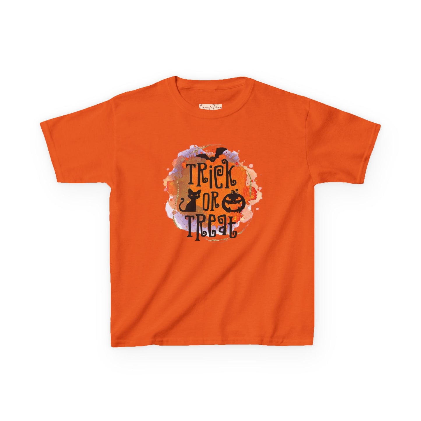 Halloween Kids Tee, Trick or Treat Shirt, Fun Halloween Apparel, Kids Costume Tee, Spooky Season Shirt