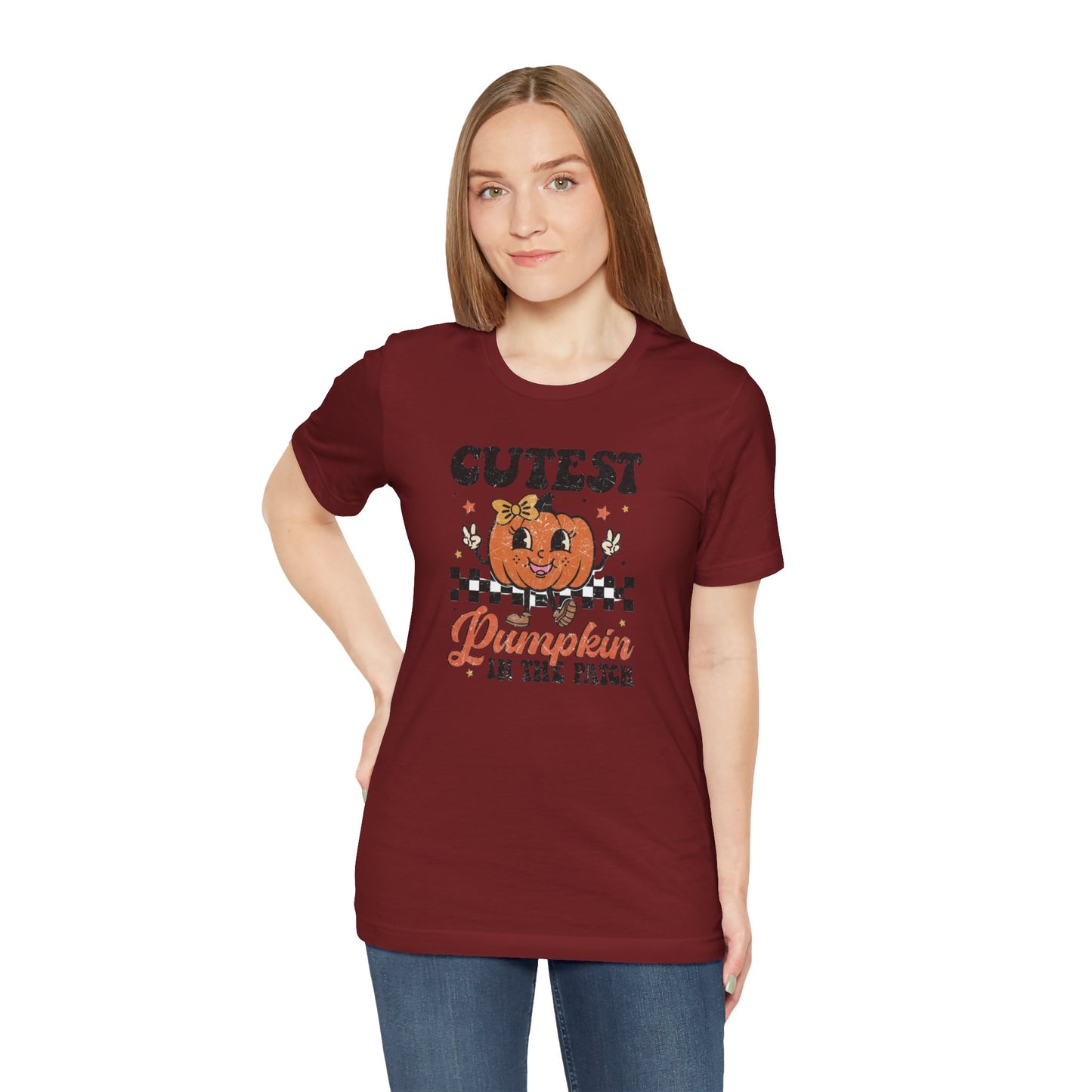 Cute Pumpkin Patch Tee - Fall Fashion, Halloween Shirt, Unisex Pumpkin Tee, Funny Graphic T-Shirt, Holiday Apparel