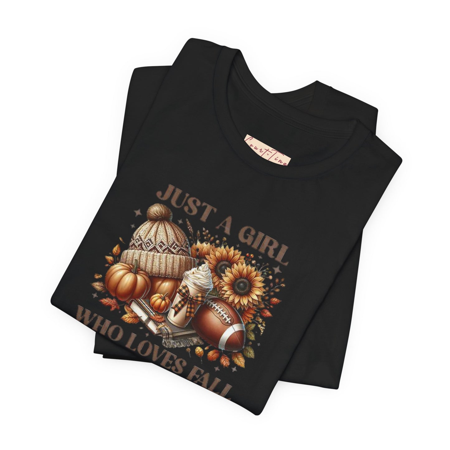 Fall Lover Tee, Just a Girl Who Loves Fall Shirt, Autumn Graphic Tee, Seasonal Sweatshirt, Cozy Fall Apparel, Thanksgiving Gift