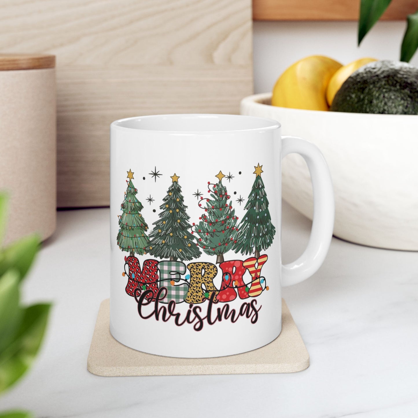 Festive Christmas Mug - Holiday Drinkware, Perfect Gift for Christmas, Seasonal Decor, Hot Cocoa, Winter Celebrations, Cute Holiday Design