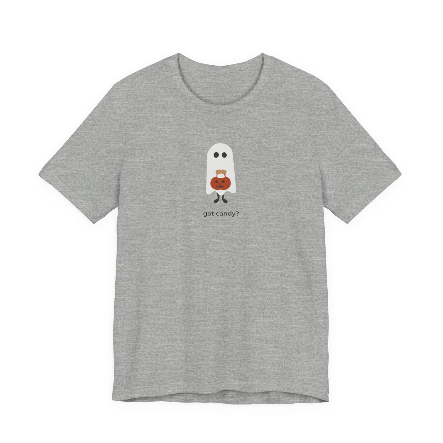 Cute Ghost Graphic Tee - Halloween Costume Shirt, Spooky Gift, Funny Vintage Style Tee, Unisex T-Shirt, Got Candy?
