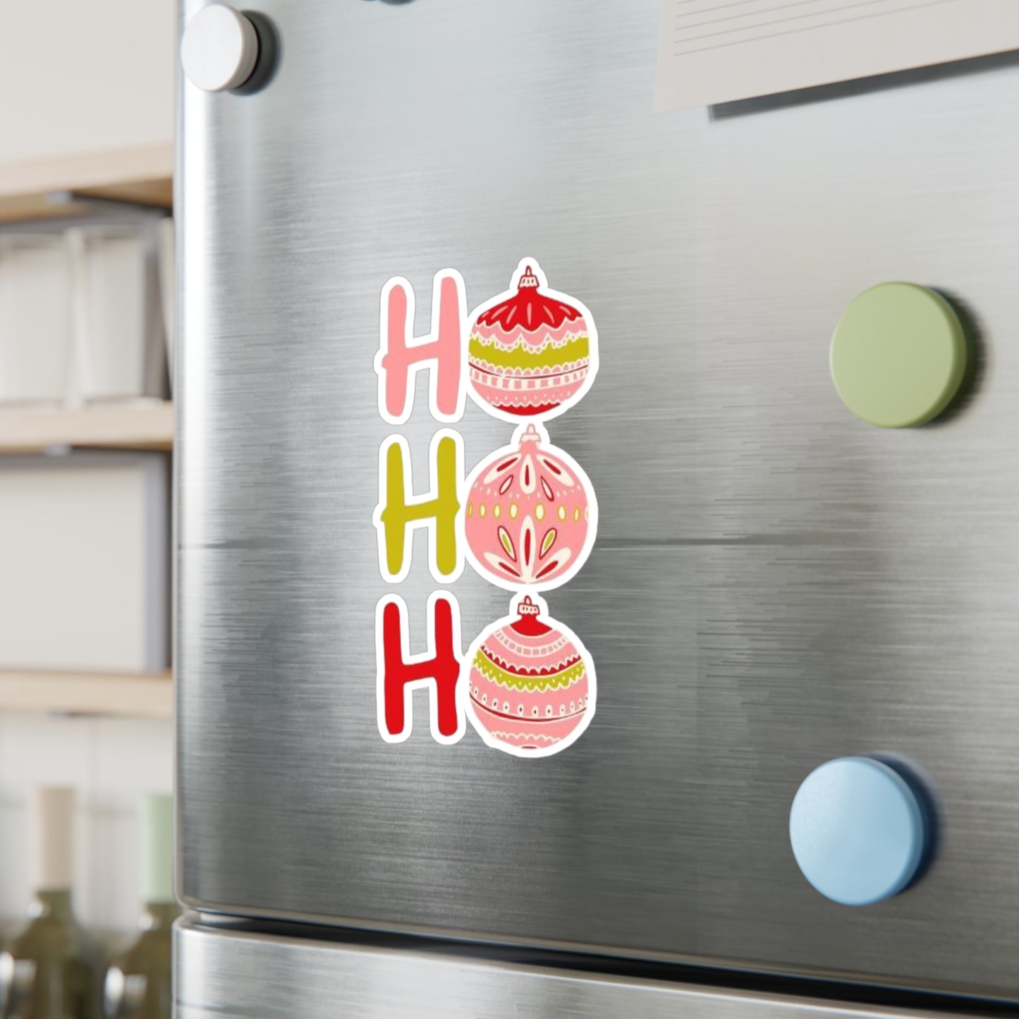 Holiday-Themed Kiss-Cut Vinyl Decals