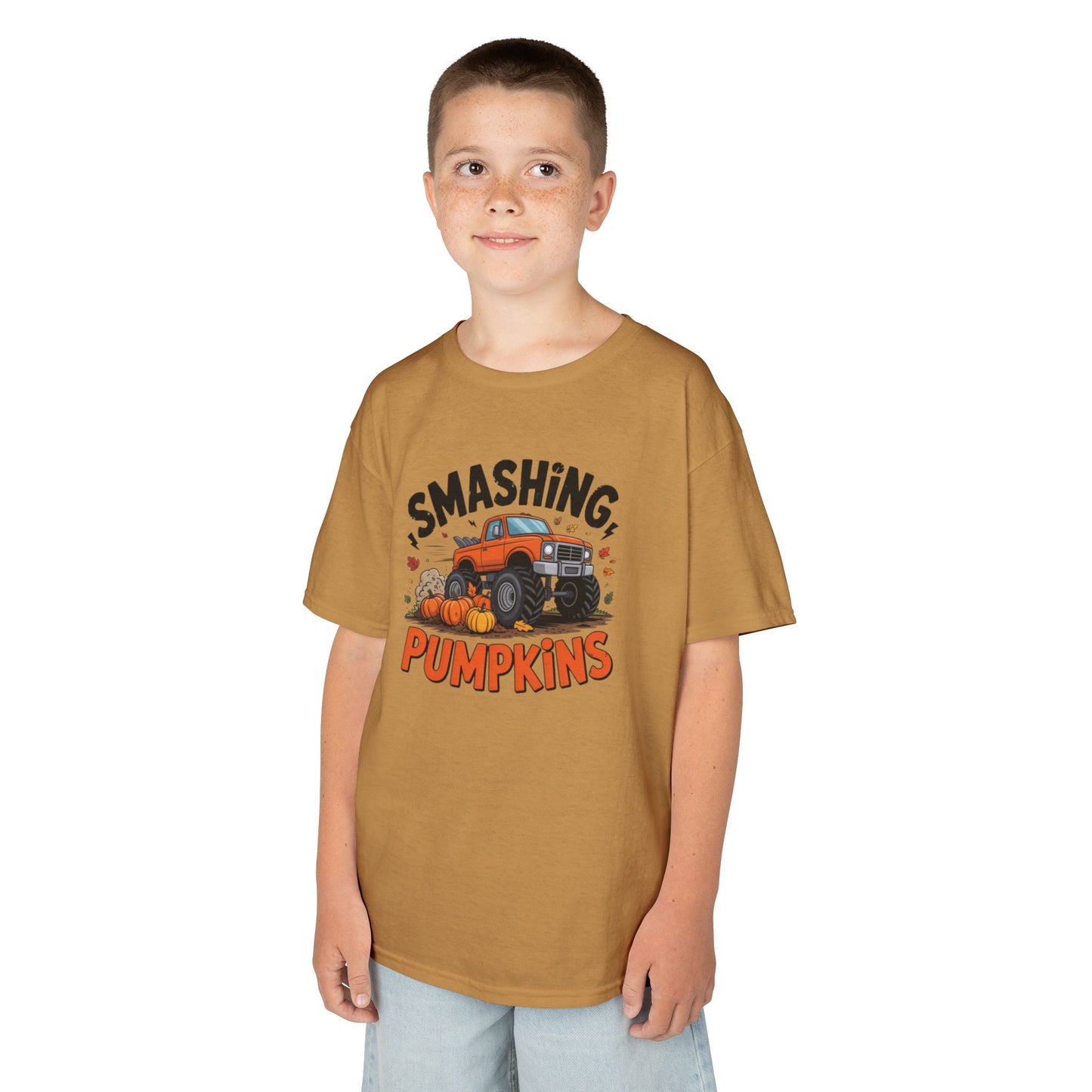 Smashing Pumpkins Kids Tee for Halloween Fun, Youth Autumn Shirt, Pumpkin Patch Tee, Fall Festival Apparel, Trick or Treat Top