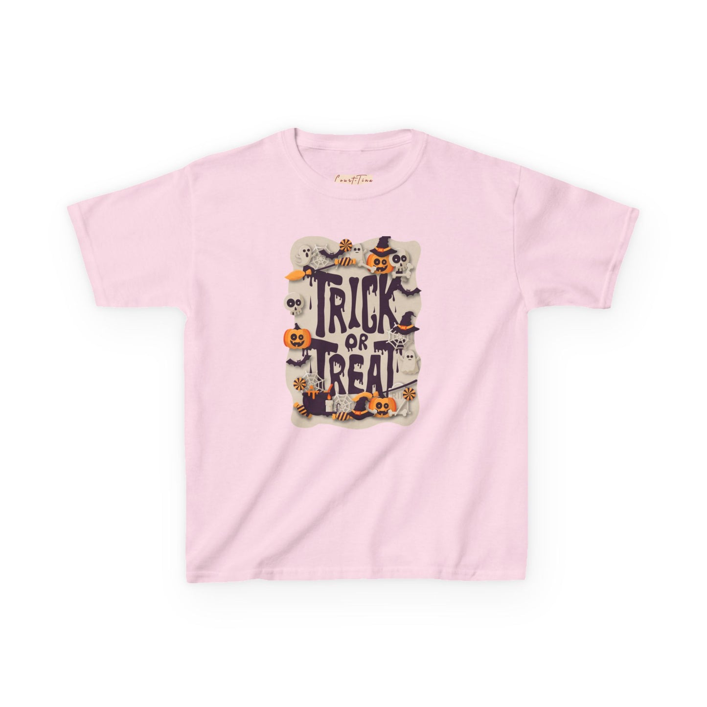 Kids Halloween Tee, Trick or Treat Shirt, Fun Fall Apparel, Halloween Costume, Kids Graphic Tee, Spooky Season T-Shirt