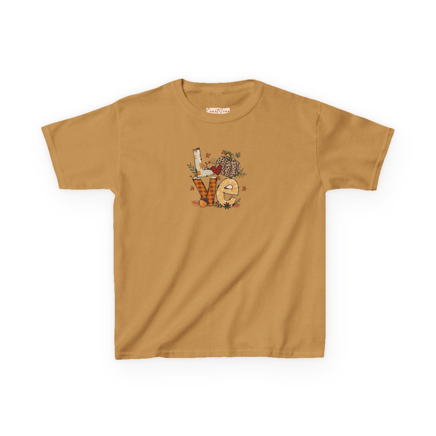 Kids Love Autumn Tee, Cute Kids T-Shirt, Animal Lovers Gift, Eco-Friendly Kids Shirt, Fun Kids Gift, Nature-Themed Apparel