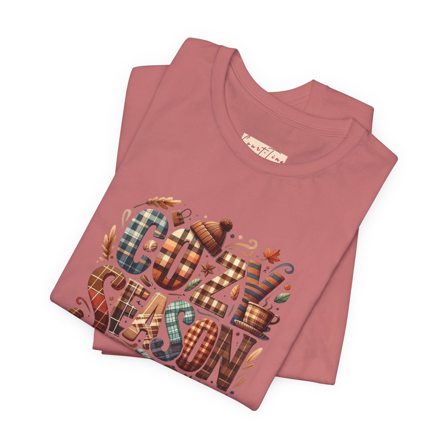 Cozy Season Tee, Comfortable Unisex Shirt for Fall, Autumn Outfit, Gift for Thanksgiving, Casual Wear, Seasonal T-Shirt