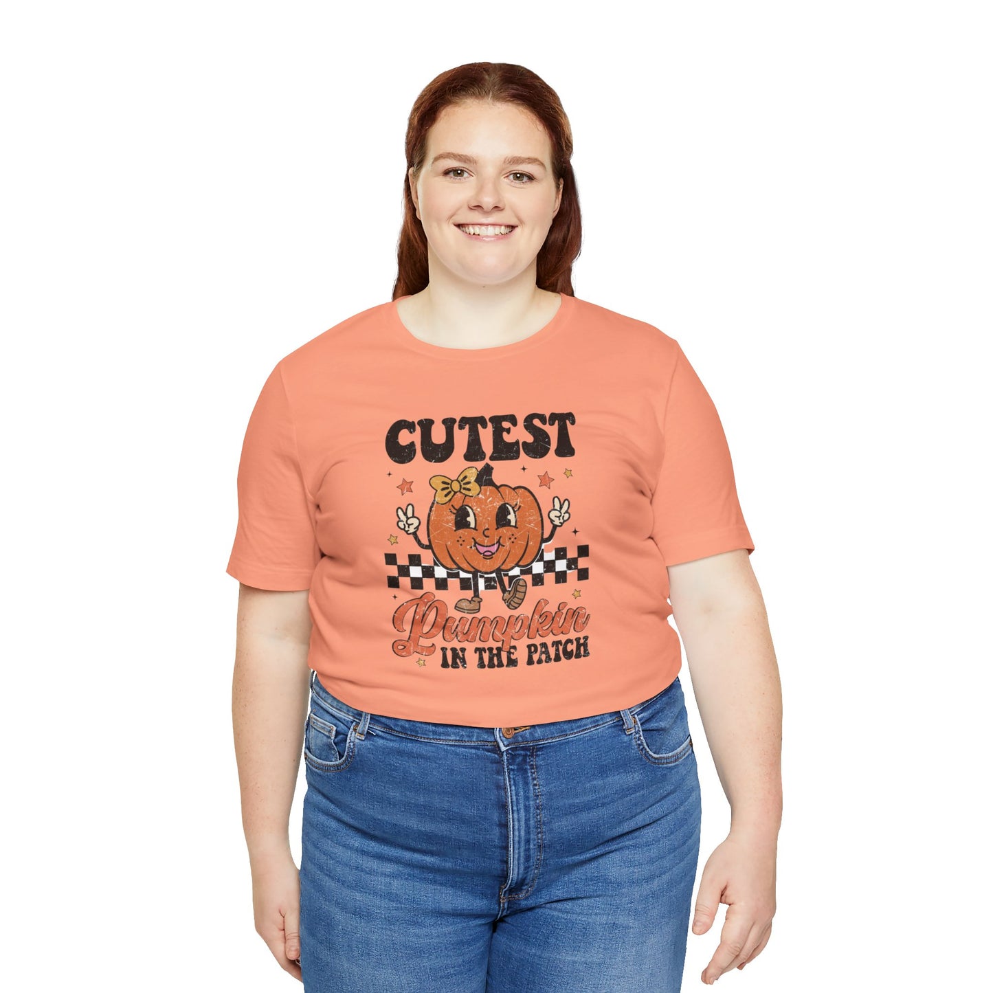 Cute Pumpkin Patch Tee - Fall Fashion, Halloween Shirt, Unisex Pumpkin Tee, Funny Graphic T-Shirt, Holiday Apparel