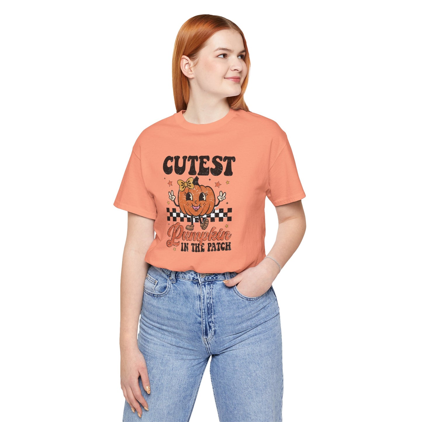 Cute Pumpkin Patch Tee - Fall Fashion, Halloween Shirt, Unisex Pumpkin Tee, Funny Graphic T-Shirt, Holiday Apparel