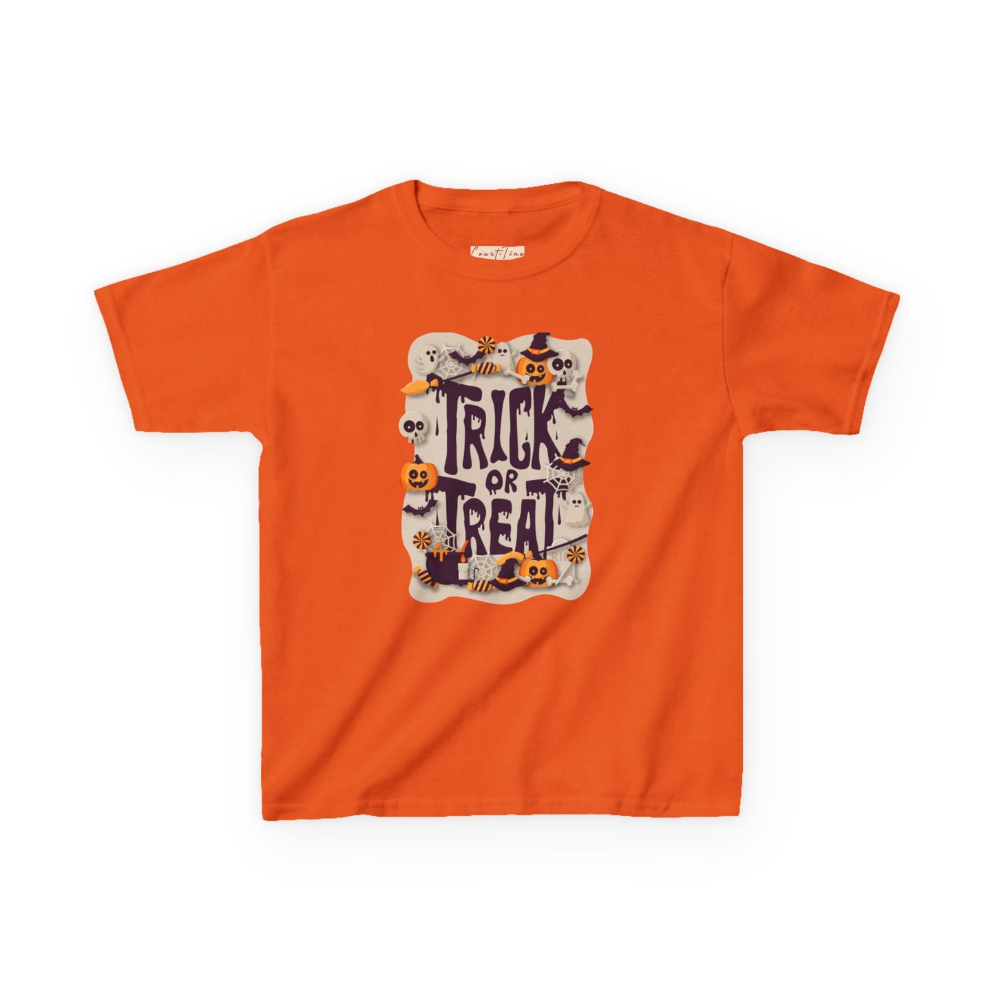 Kids Halloween Tee, Trick or Treat Shirt, Fun Fall Apparel, Halloween Costume, Kids Graphic Tee, Spooky Season T-Shirt