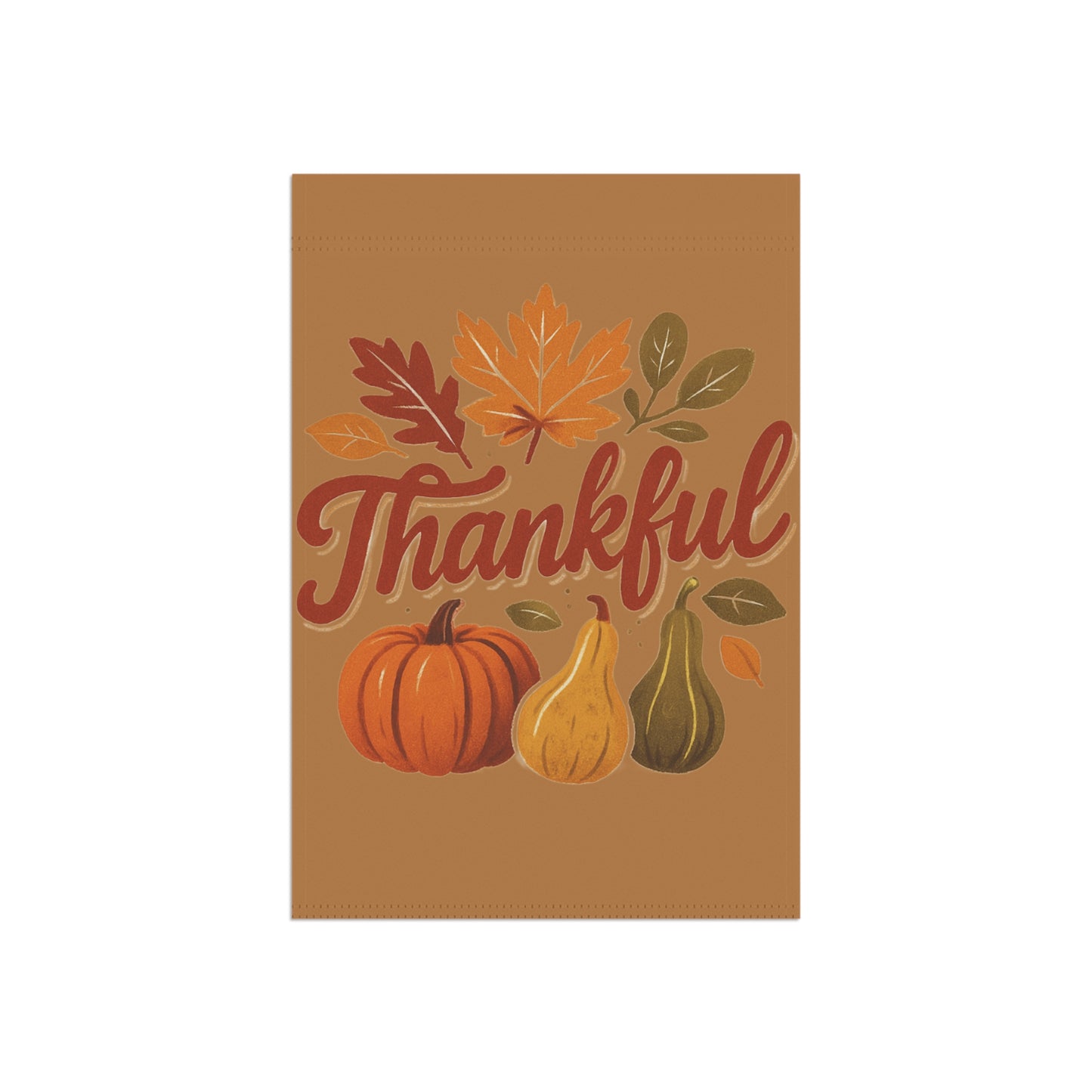 Thankful Garden Banner, Autumn Decor, Fall Flag, Seasonal Home Decoration, Thanksgiving Garden Sign