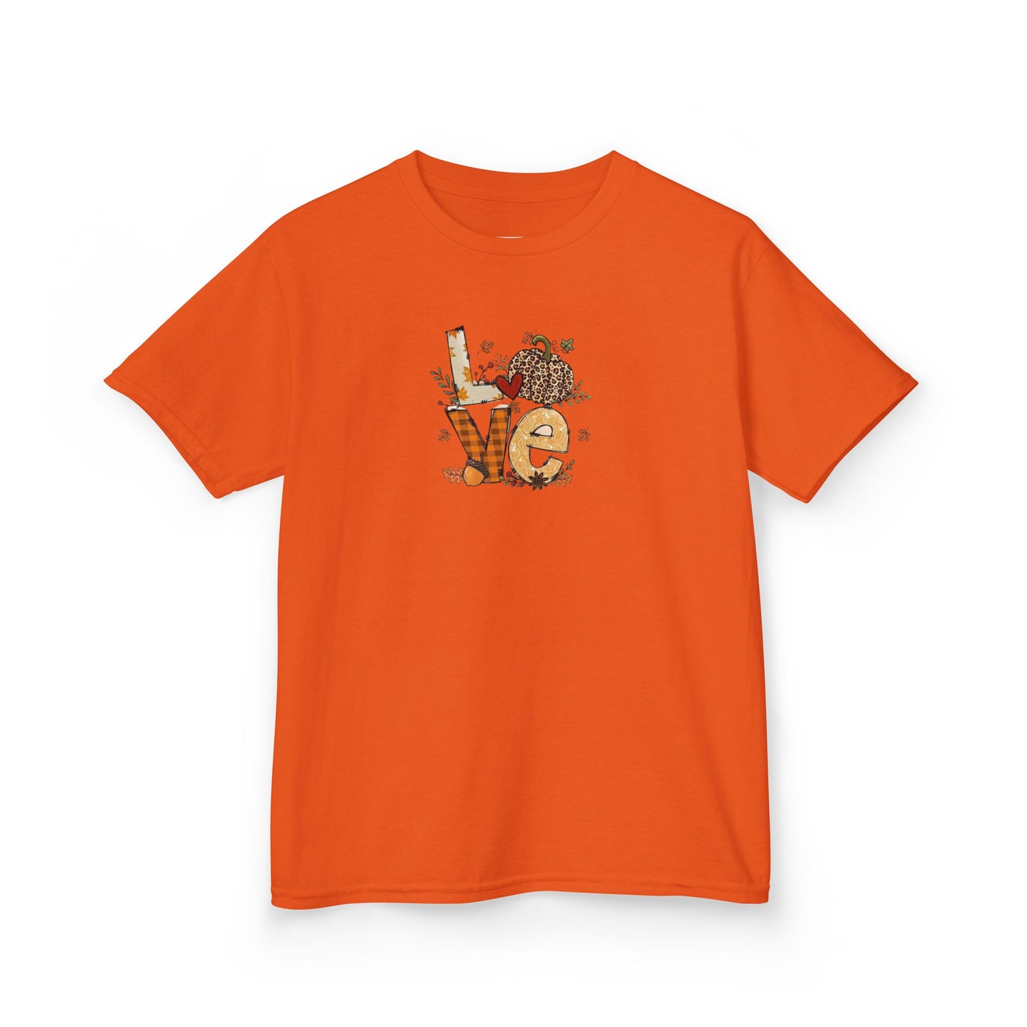 Kids Love Autumn Tee, Cute Kids T-Shirt, Animal Lovers Gift, Eco-Friendly Kids Shirt, Fun Kids Gift, Nature-Themed Apparel